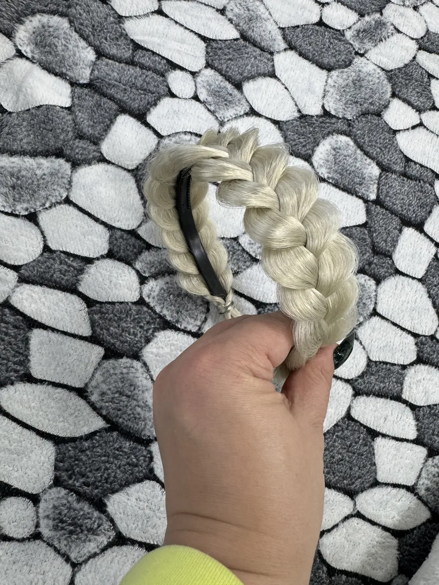 Ободок с косой