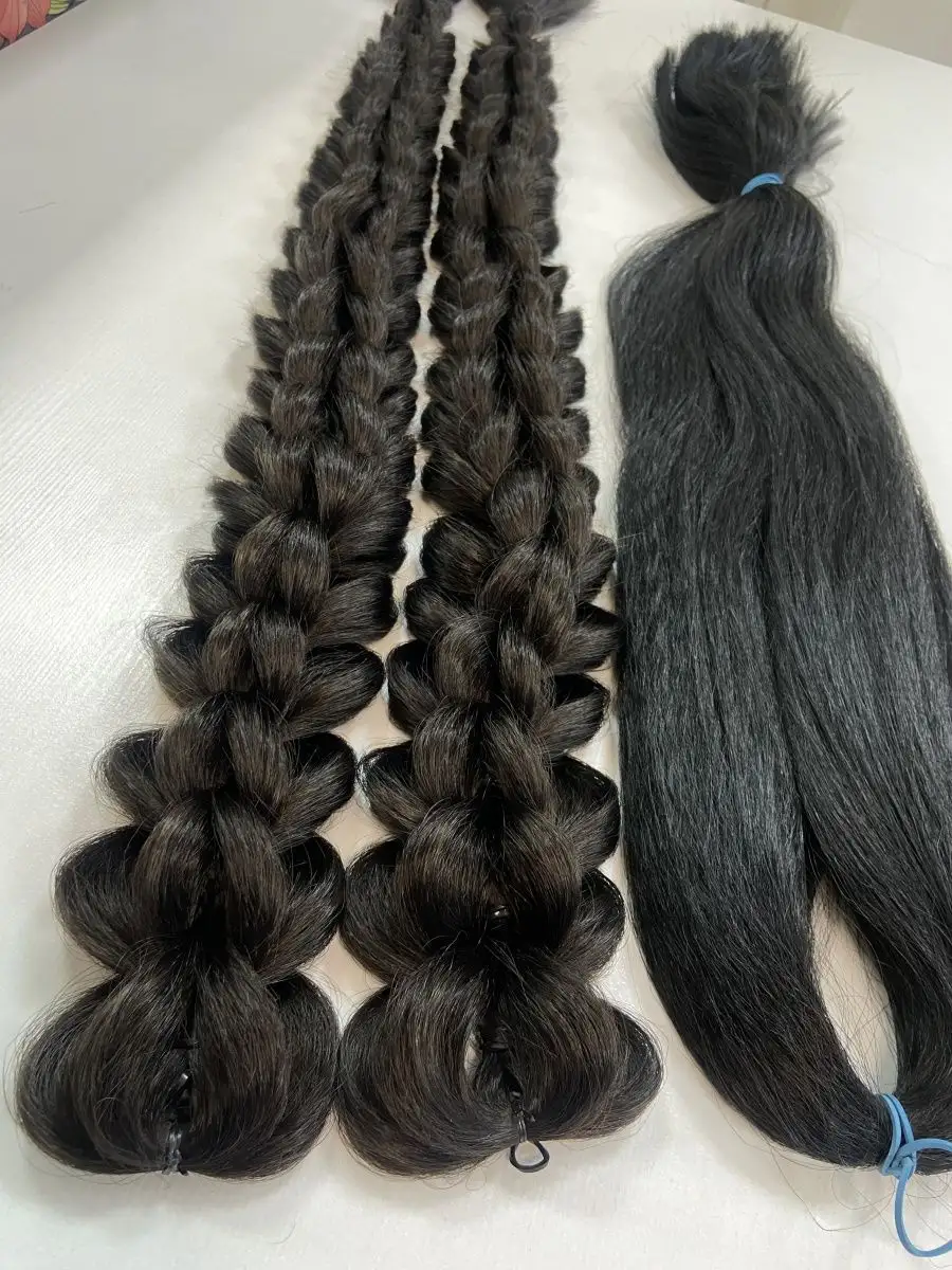 3д косы накладные на заколках