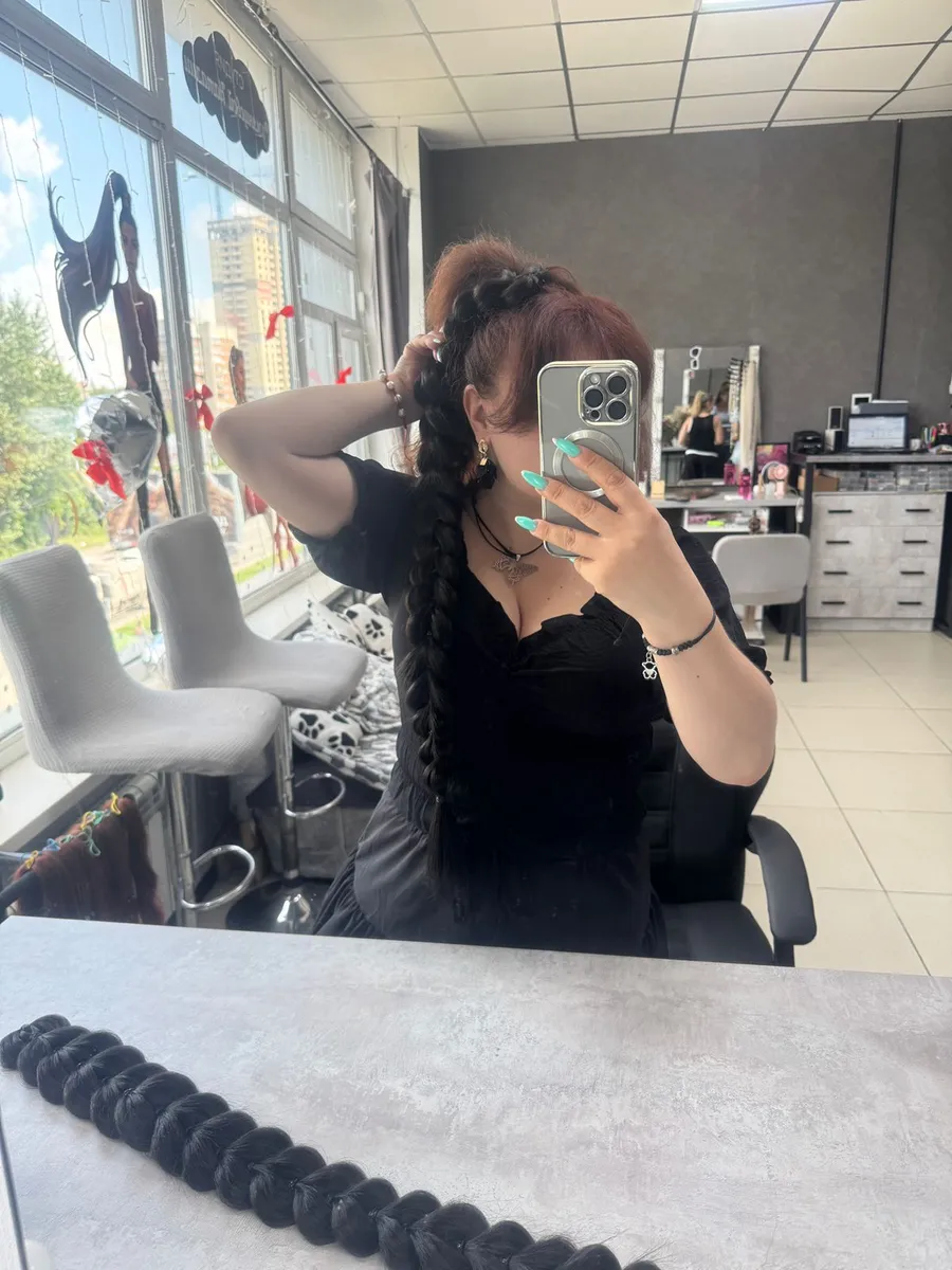 Французские косы накладные на заколках