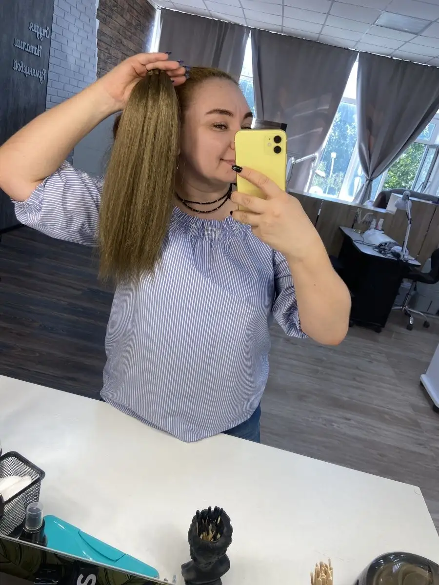 Хвост из канекалона на резинке