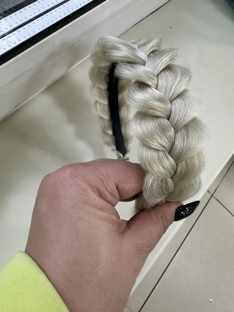 Ободок с косой