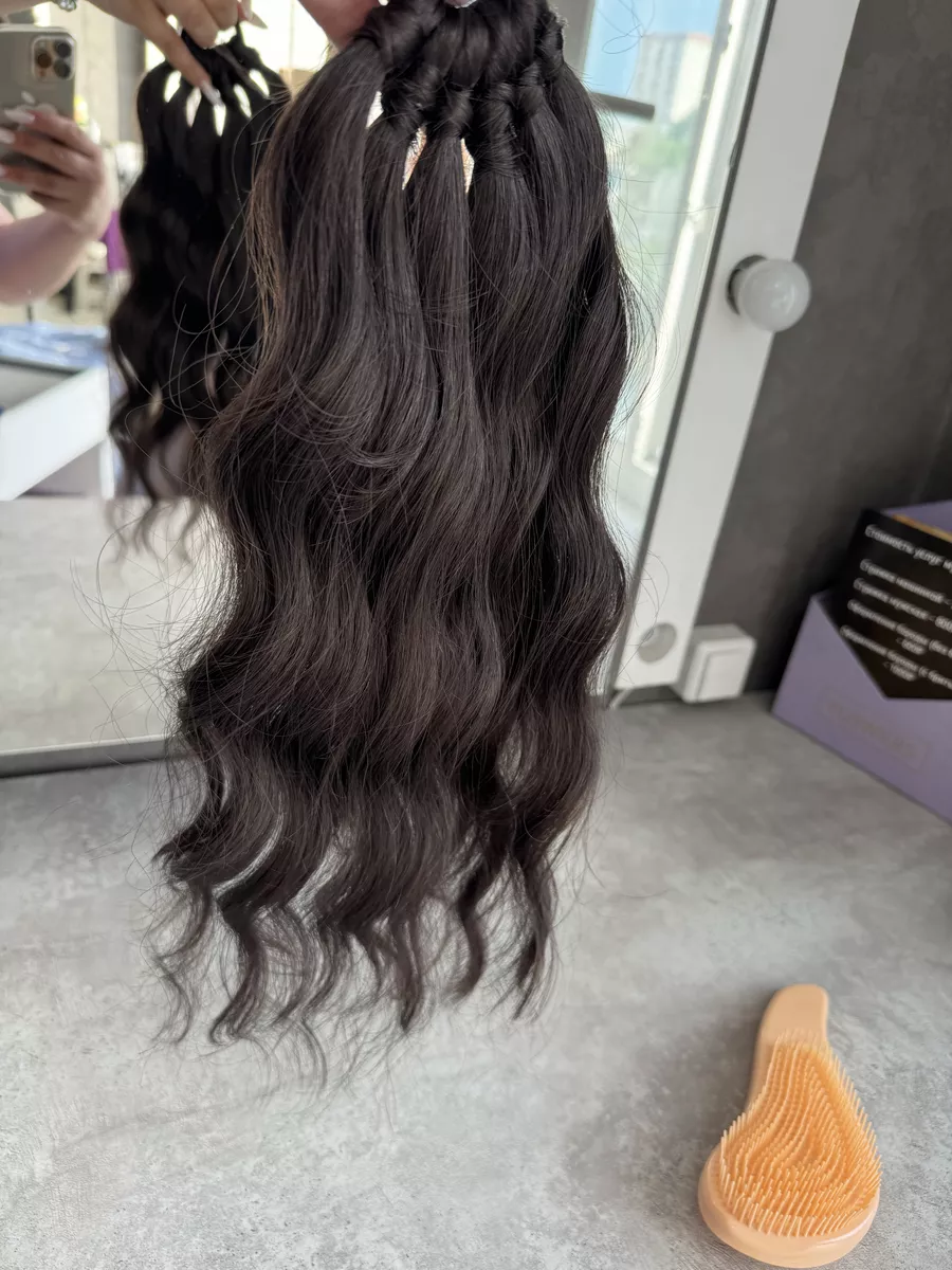 Волнистый хвост на резинке