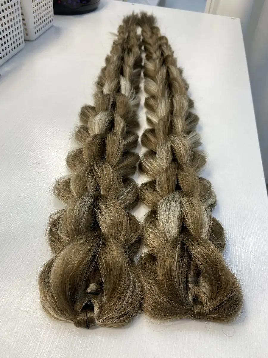 3д косы накладные на заколках