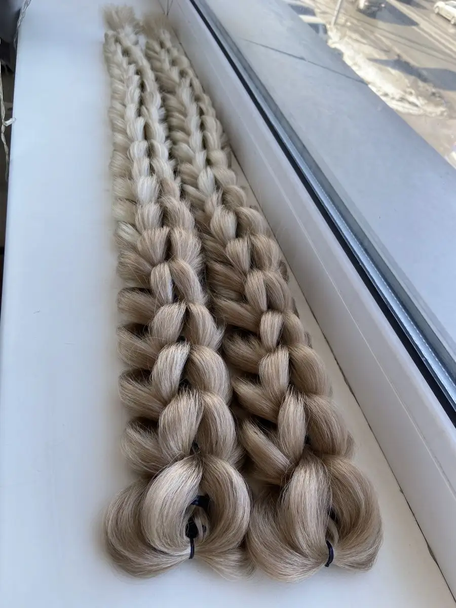 3д косы накладные на заколках