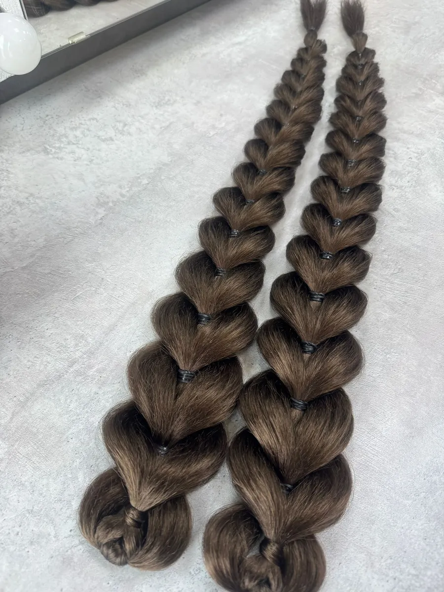 Французские косы накладные на заколках