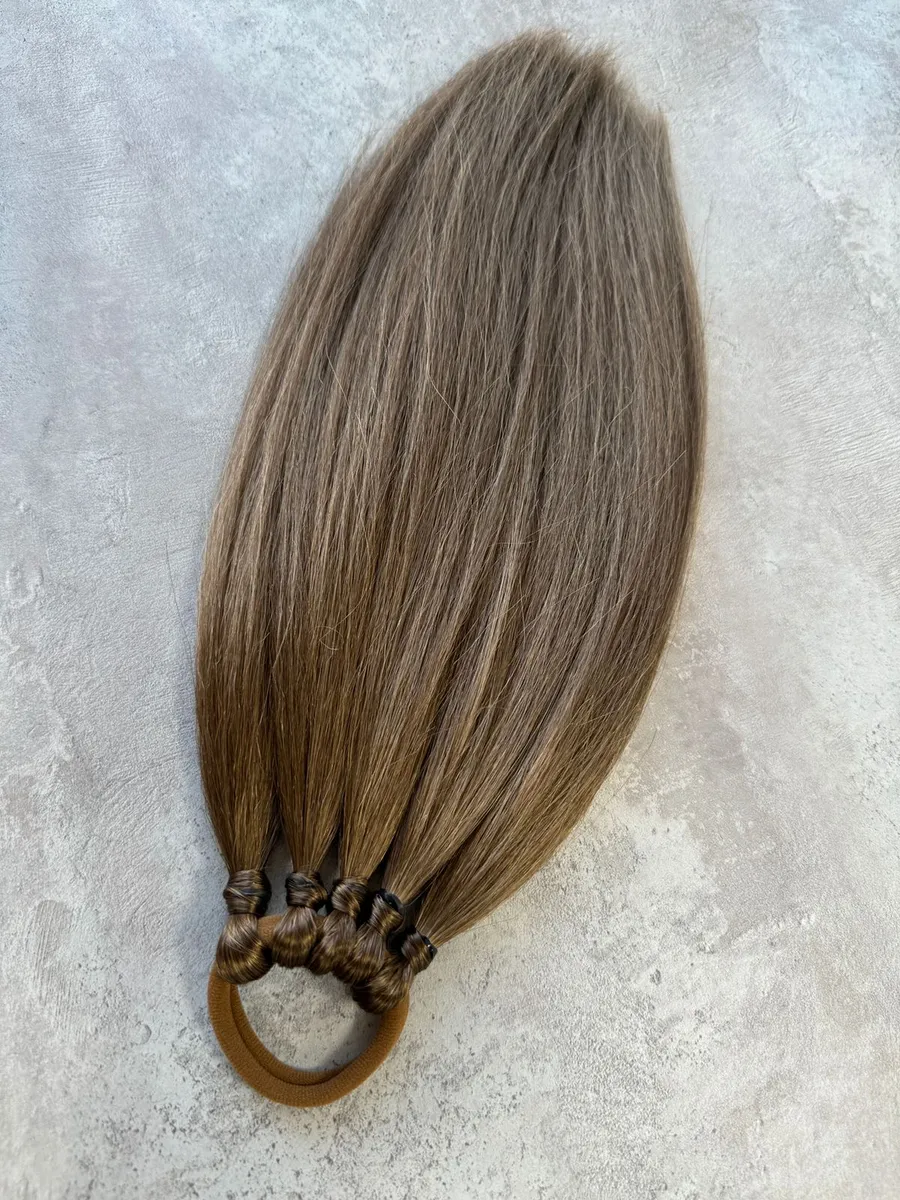 Хвост из канекалона на резинке