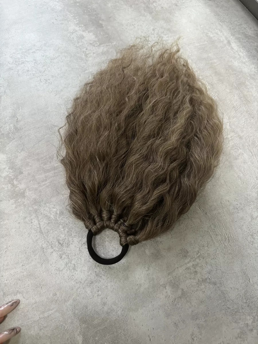 Кудрявый хвост на резинке