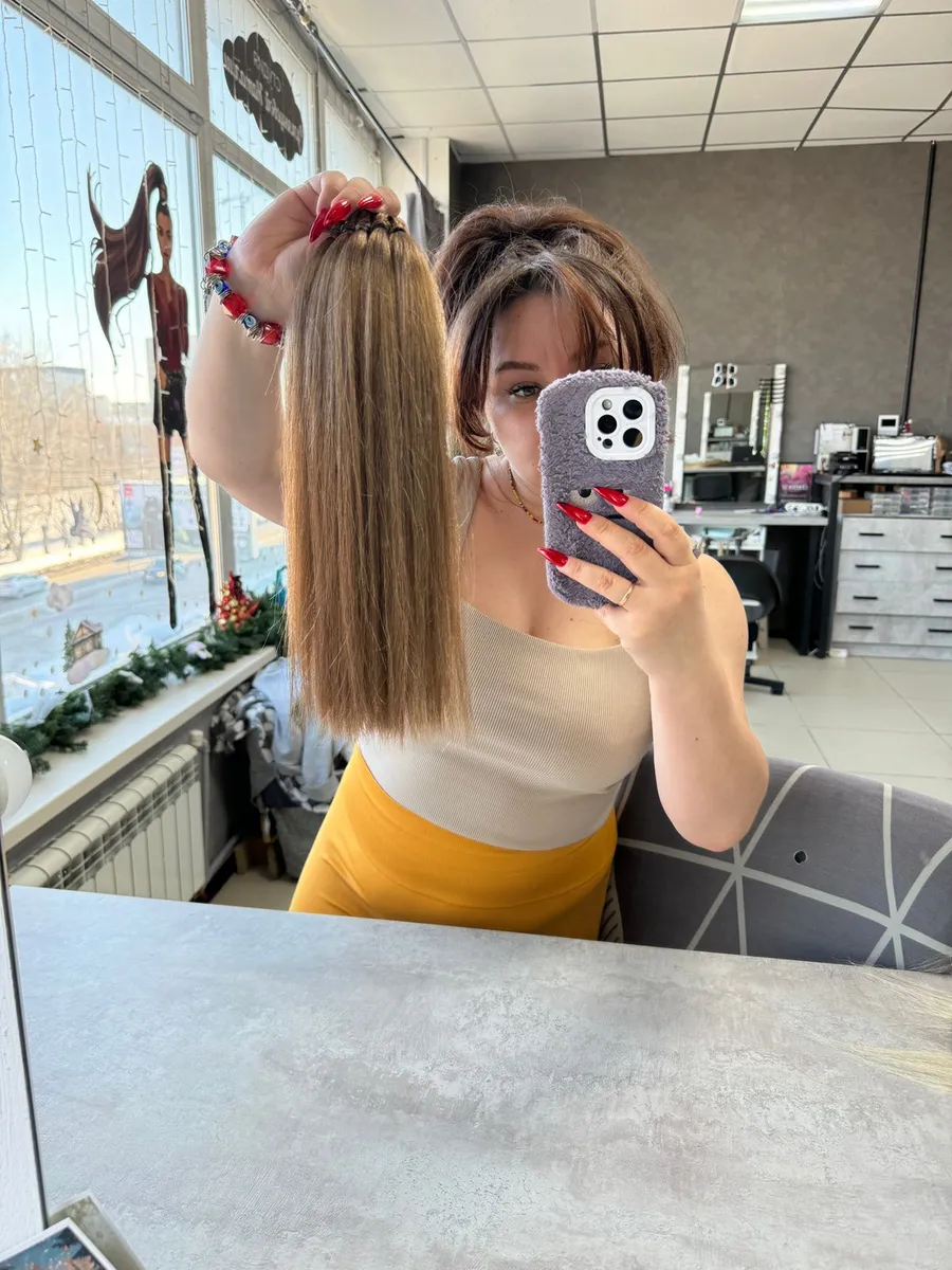 Хвост из канекалона на резинке