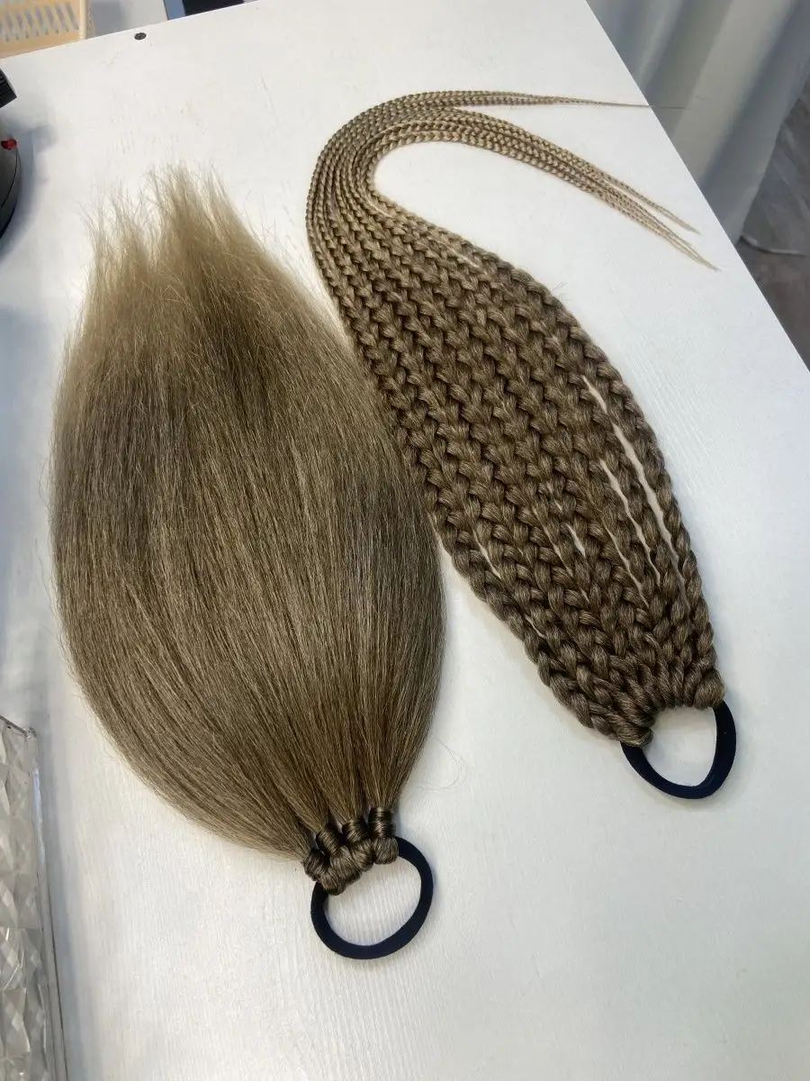 Хвост из канекалона на резинке