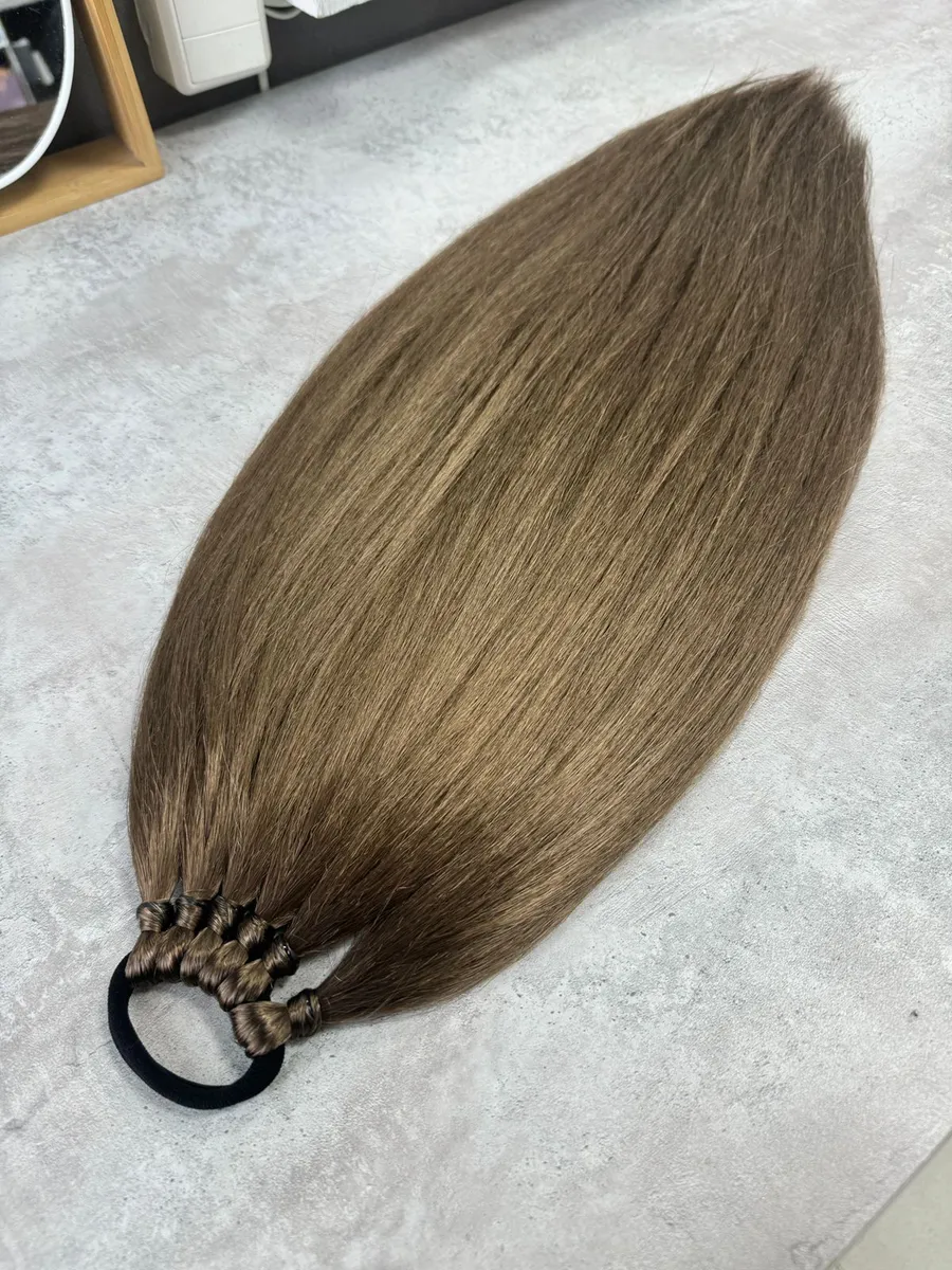 хвост на резинке