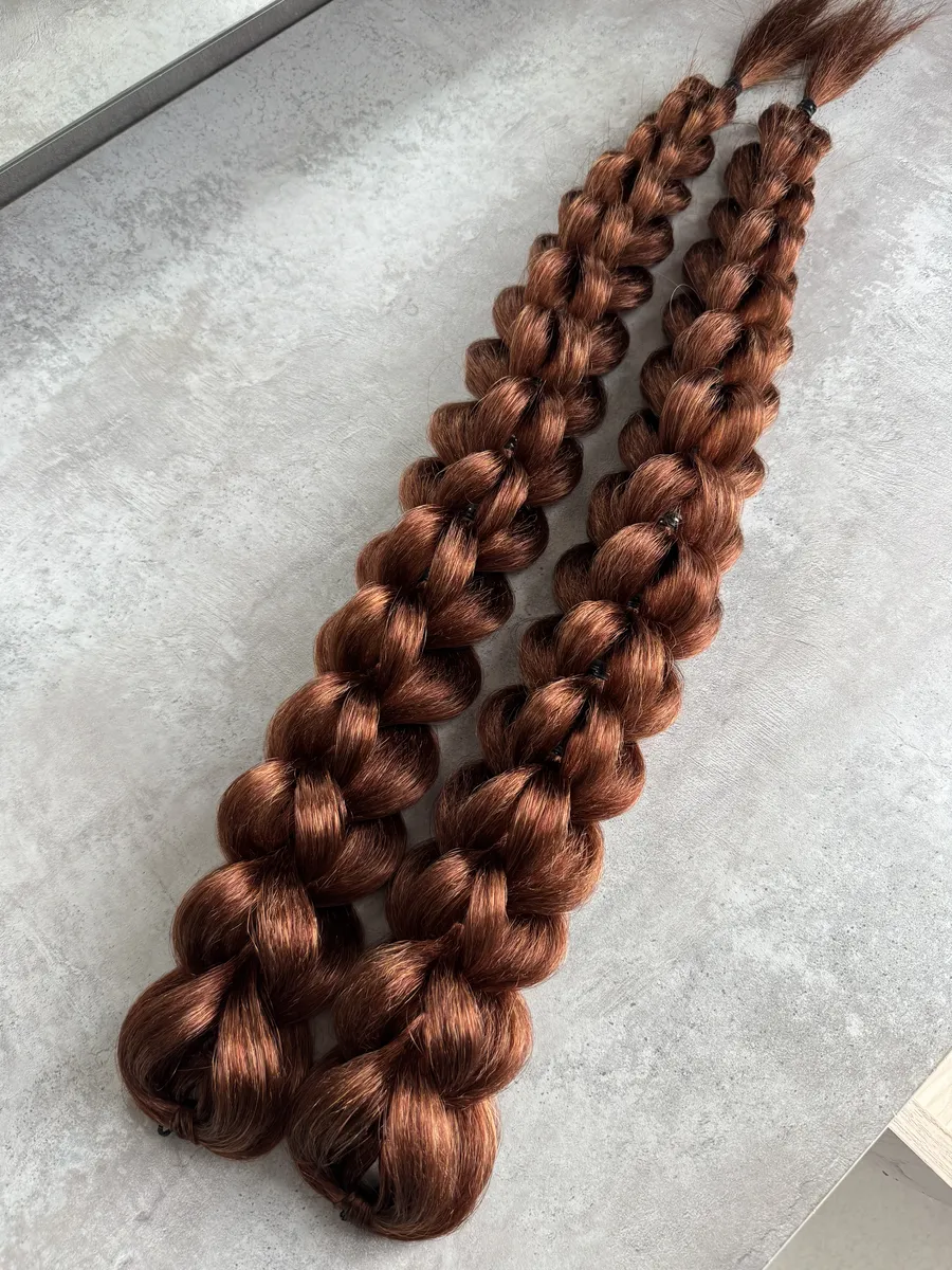 3д косы накладные на заколках