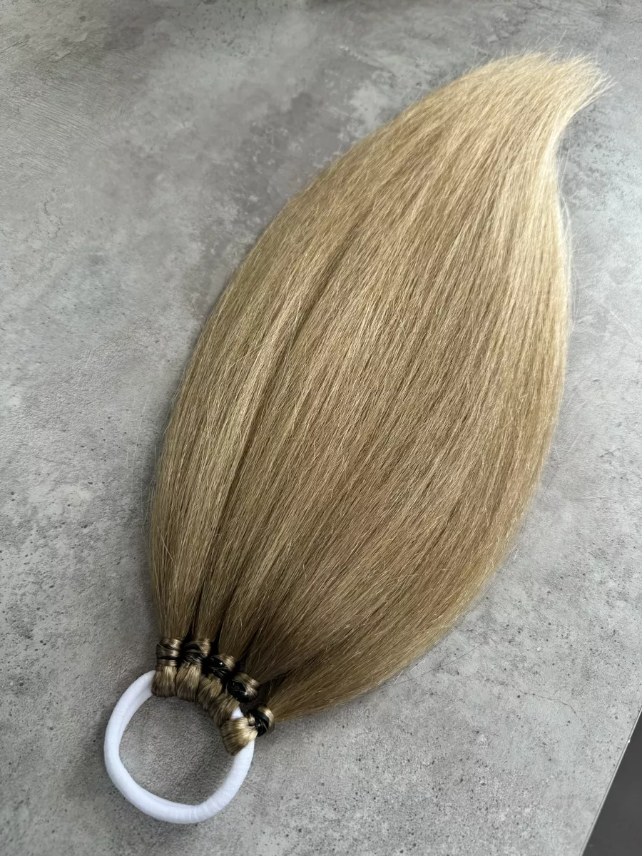 Хвост из канекалона на резинке