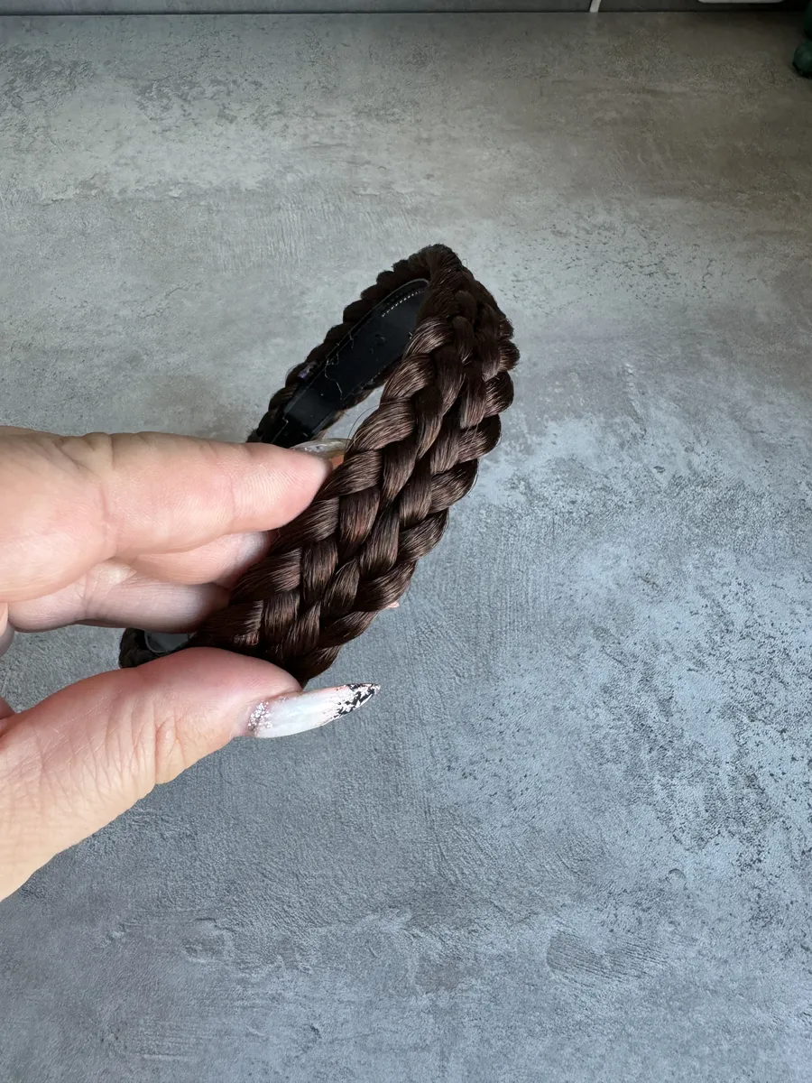 Ободок с косой