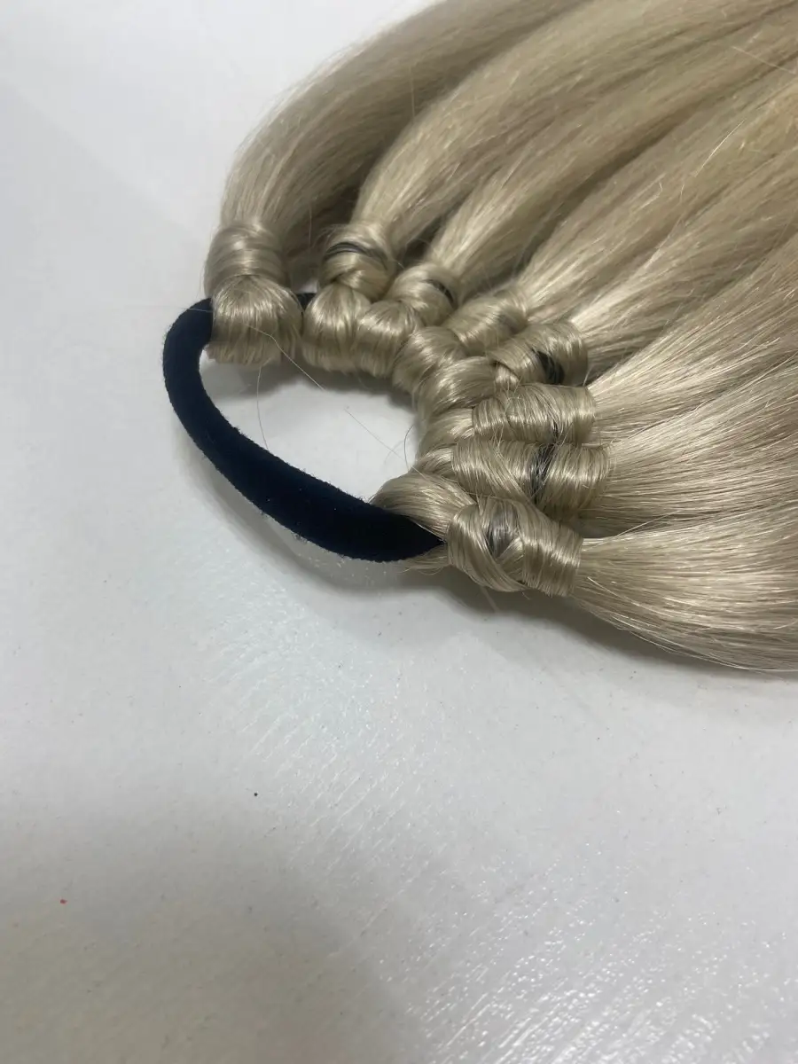 хвост на резинке из канекалона