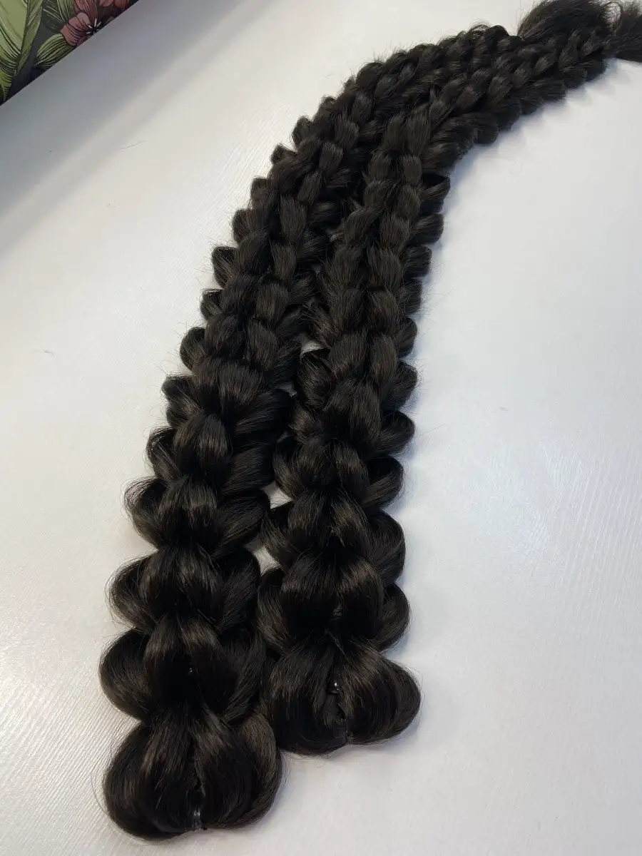 3д косы накладные на заколках