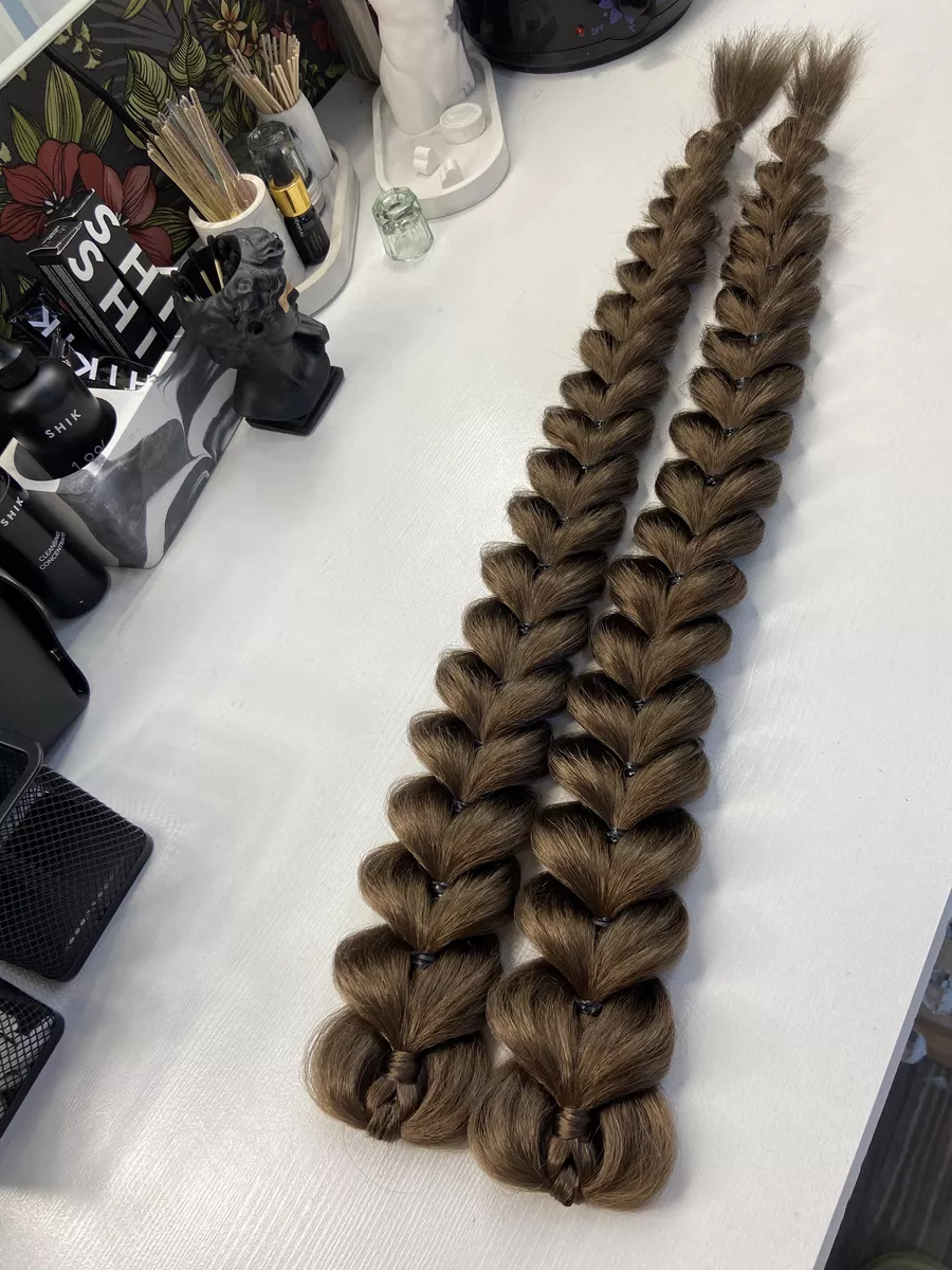 Французские косы накладные на заколках