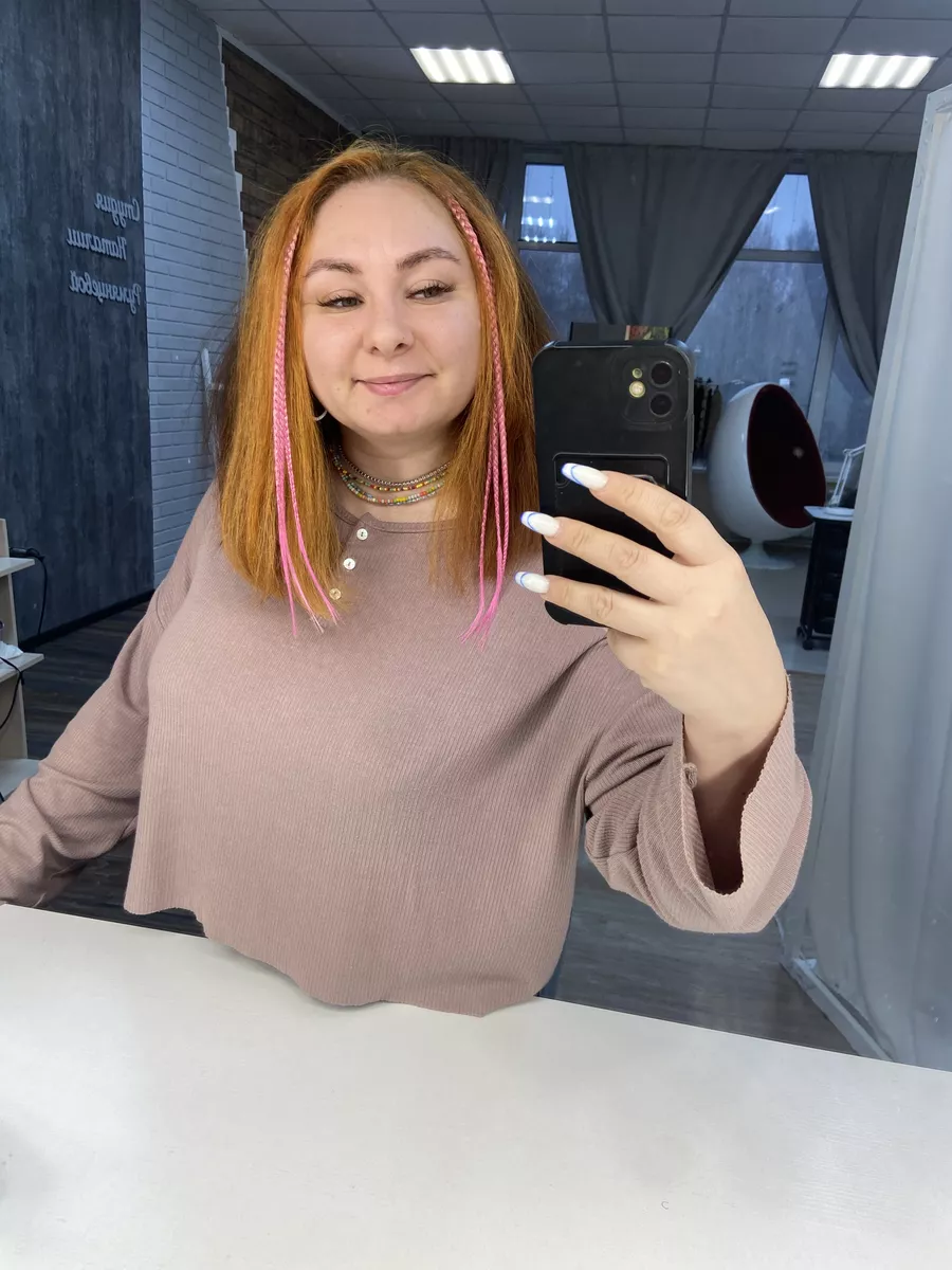 косы на заколках