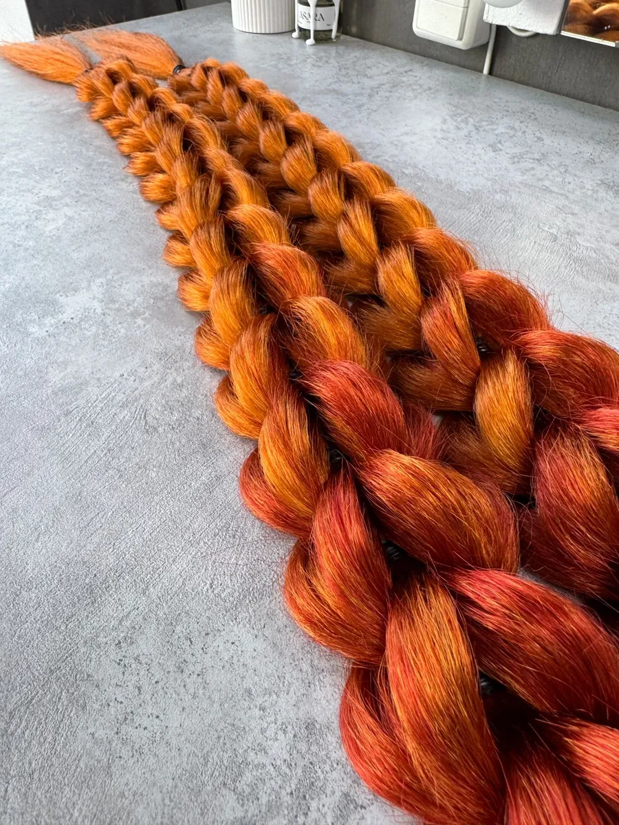 3д косы накладные на заколках