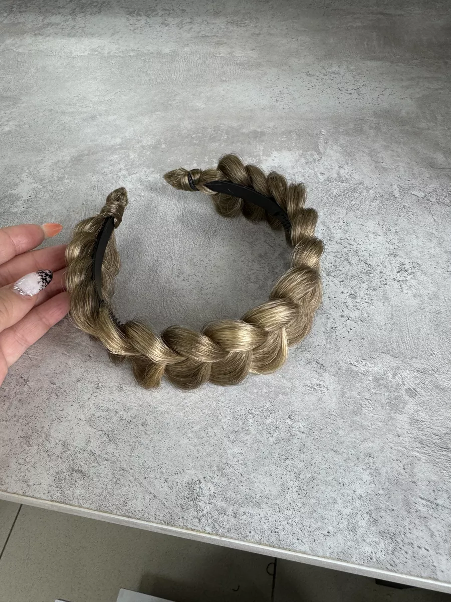 Ободок с косой