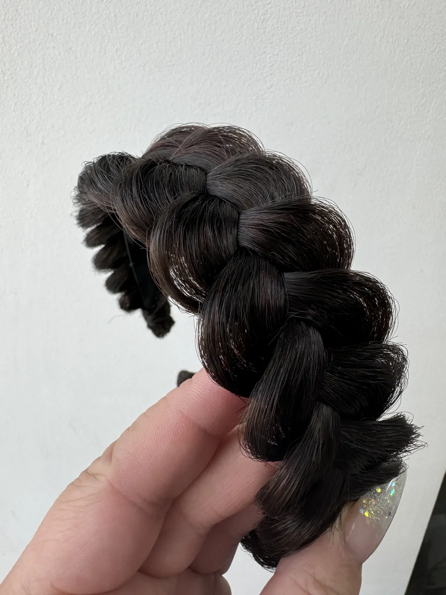 Ободок с косой