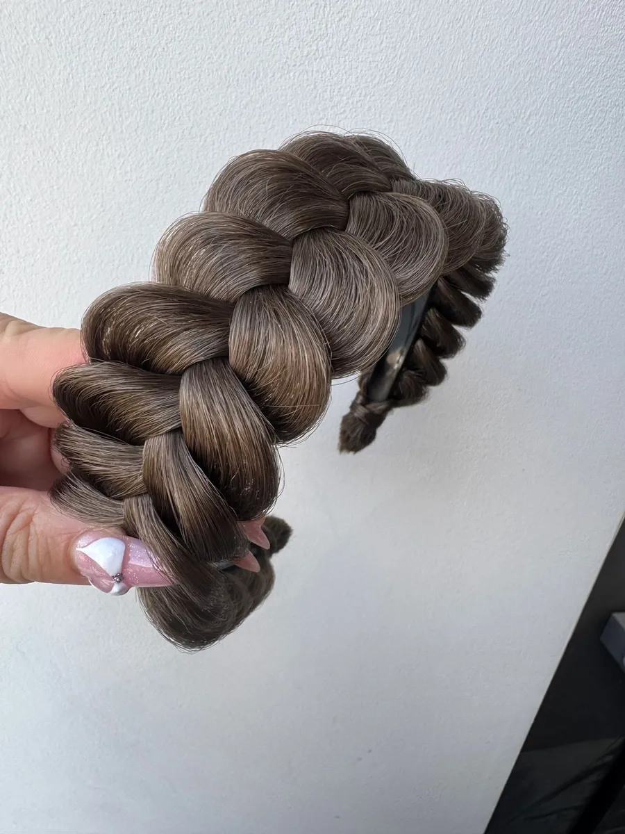 Ободок с косой