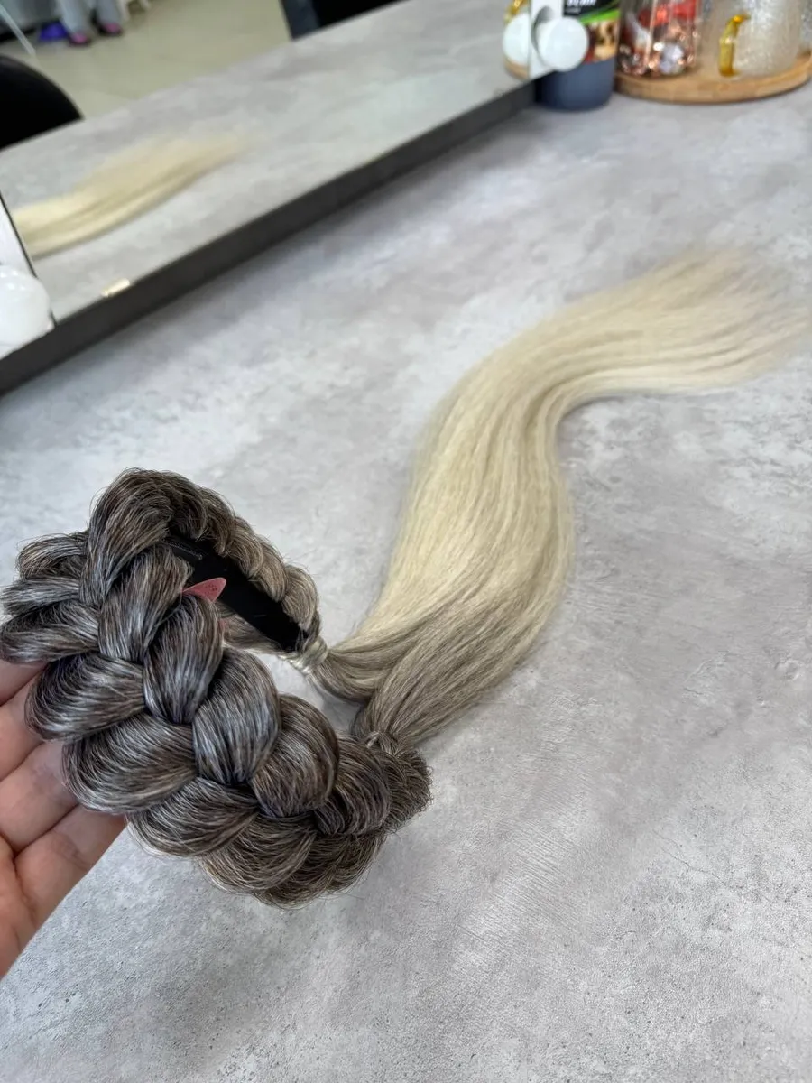 Ободок с хвостиками