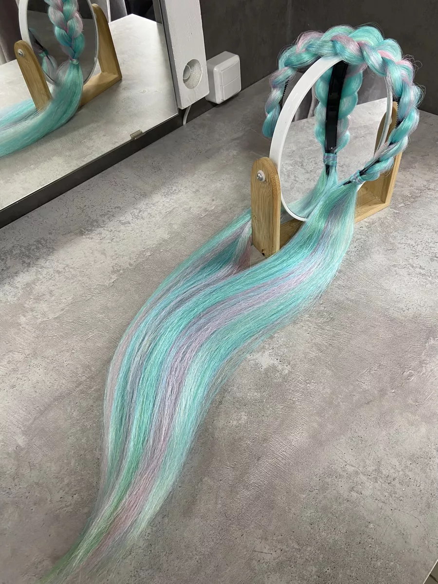 Ободок с хвостиками