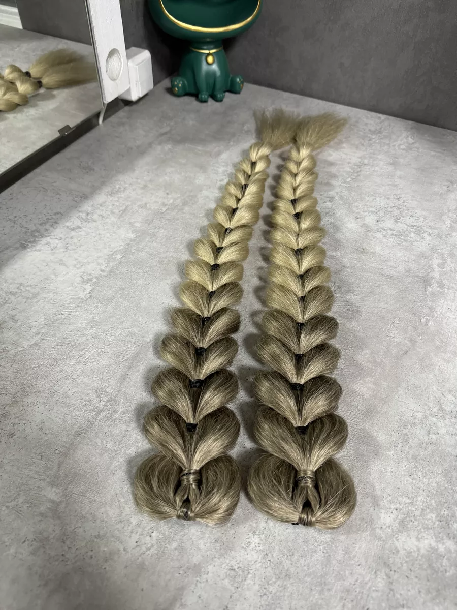 Французские косы накладные на заколках