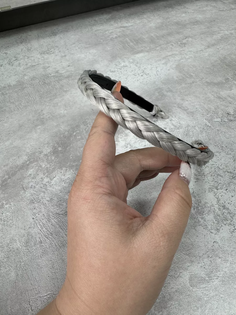 Ободок с косой