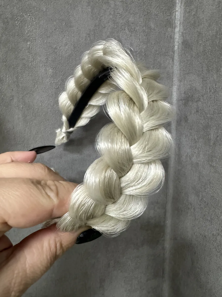 Ободок с косой