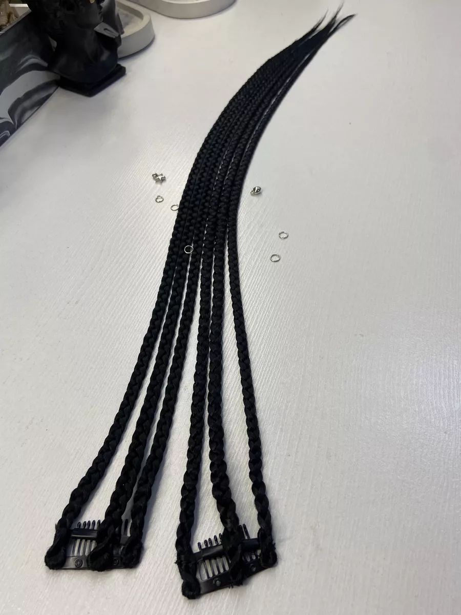 косы на заколках