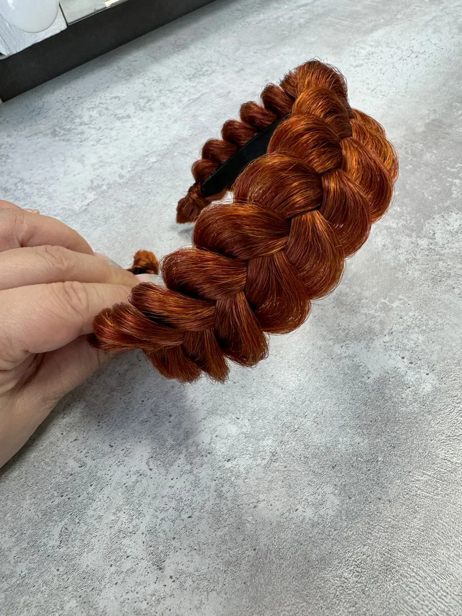 Ободок с косой