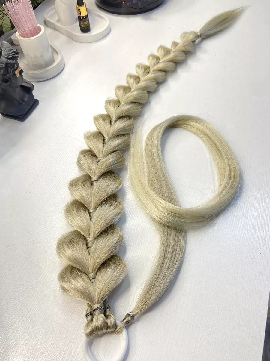 Хвост-коса из канекалона