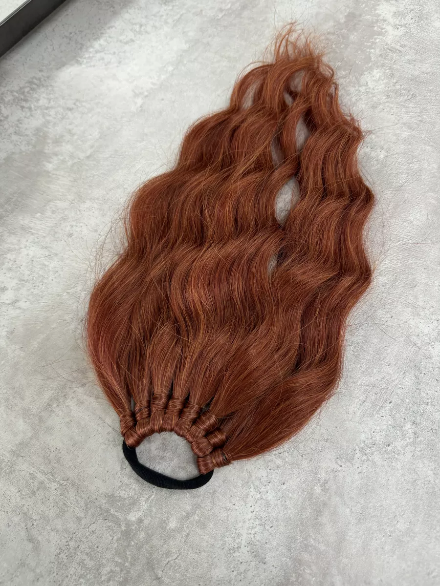 Волнистый хвост на резинке