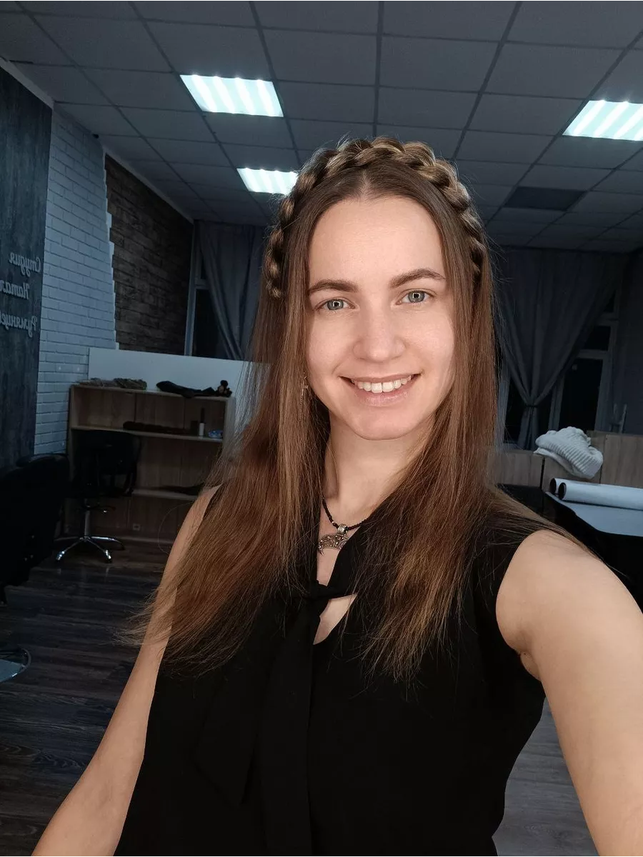 Ободок с косой