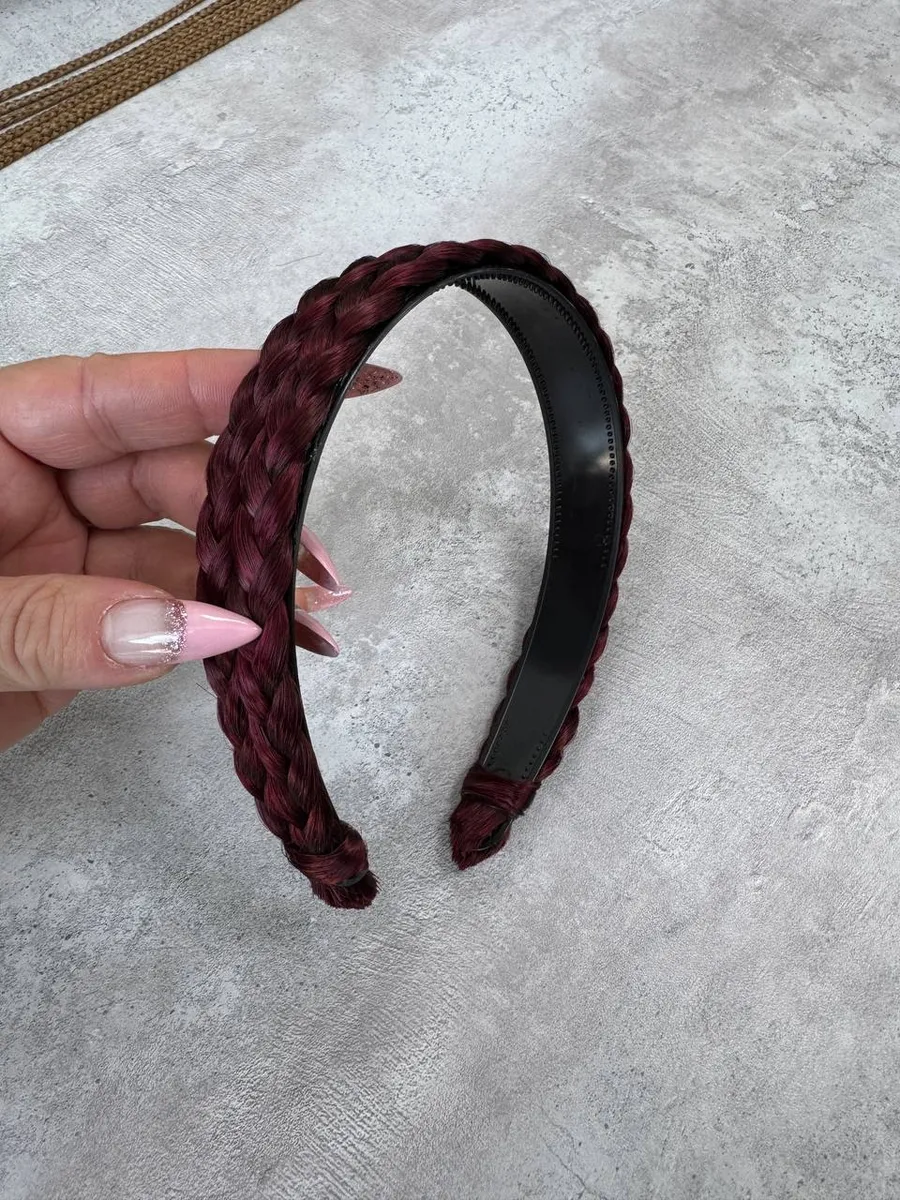 Ободок с косой