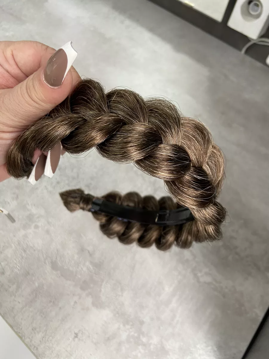 Ободок с косой