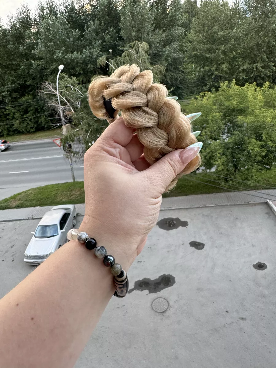 Ободок с косой