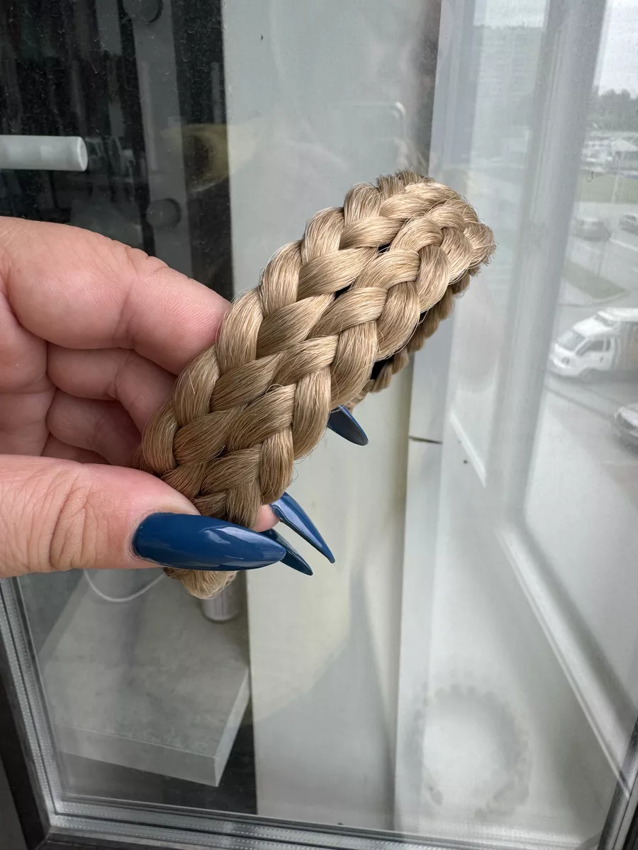 Ободок с косой