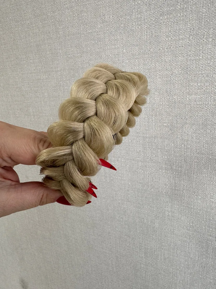 Ободок с косой