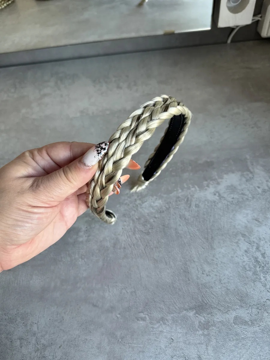 Ободок с косой