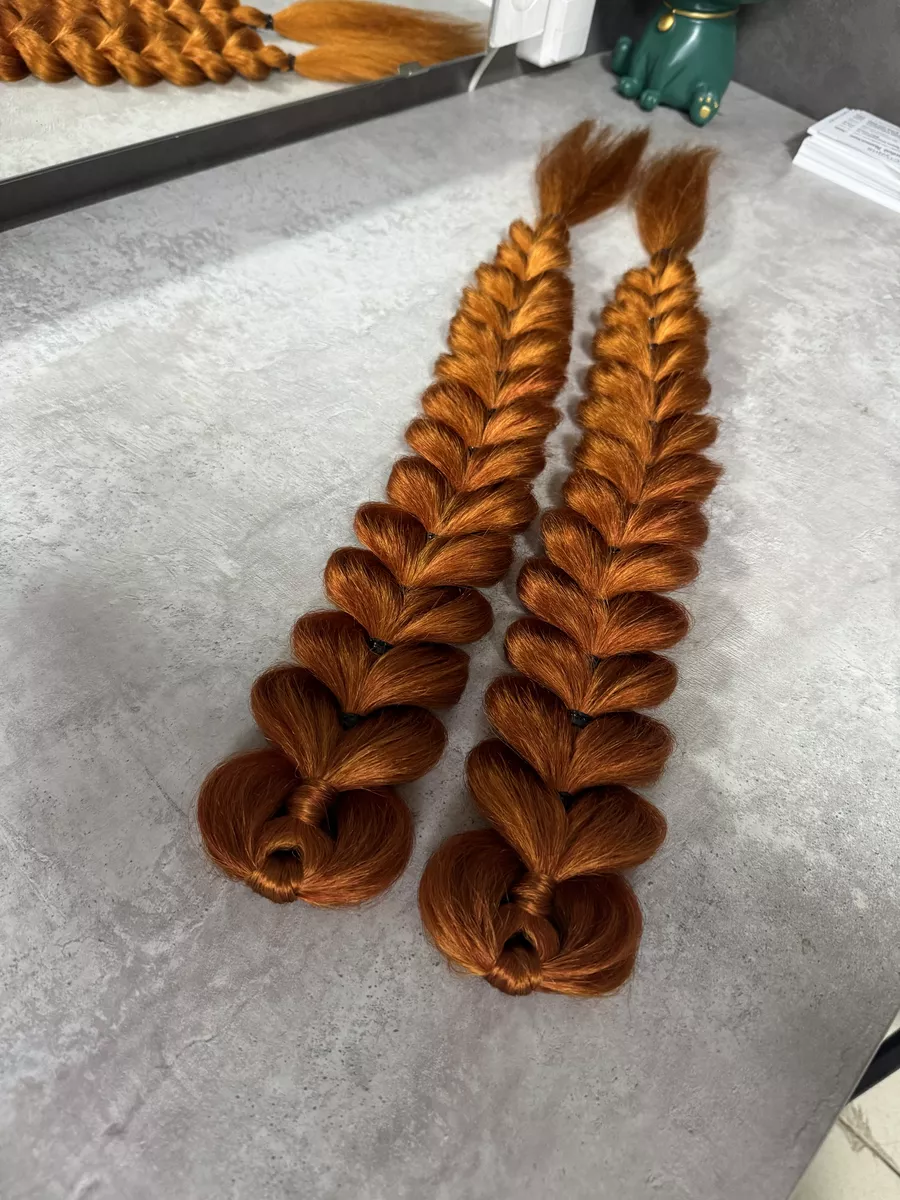 Французские косы накладные на заколках