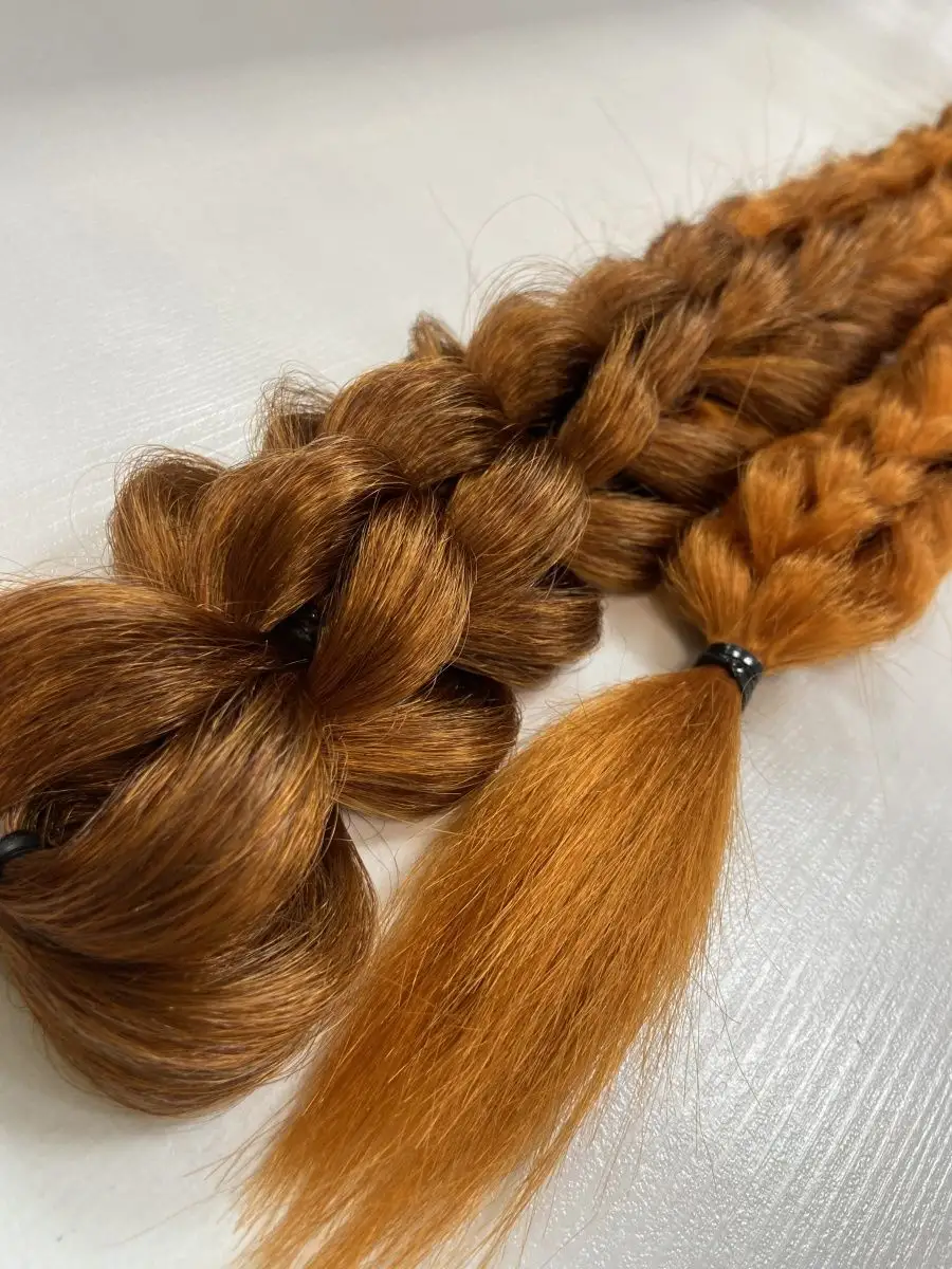 3д косы накладные на заколках