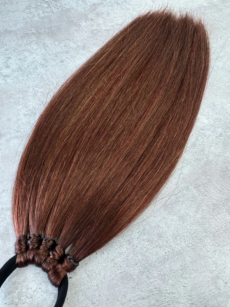 Хвост из канекалона на резинке