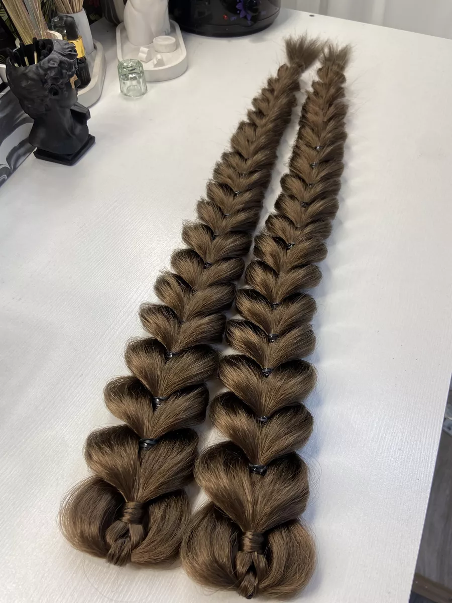 Французские косы накладные на заколках