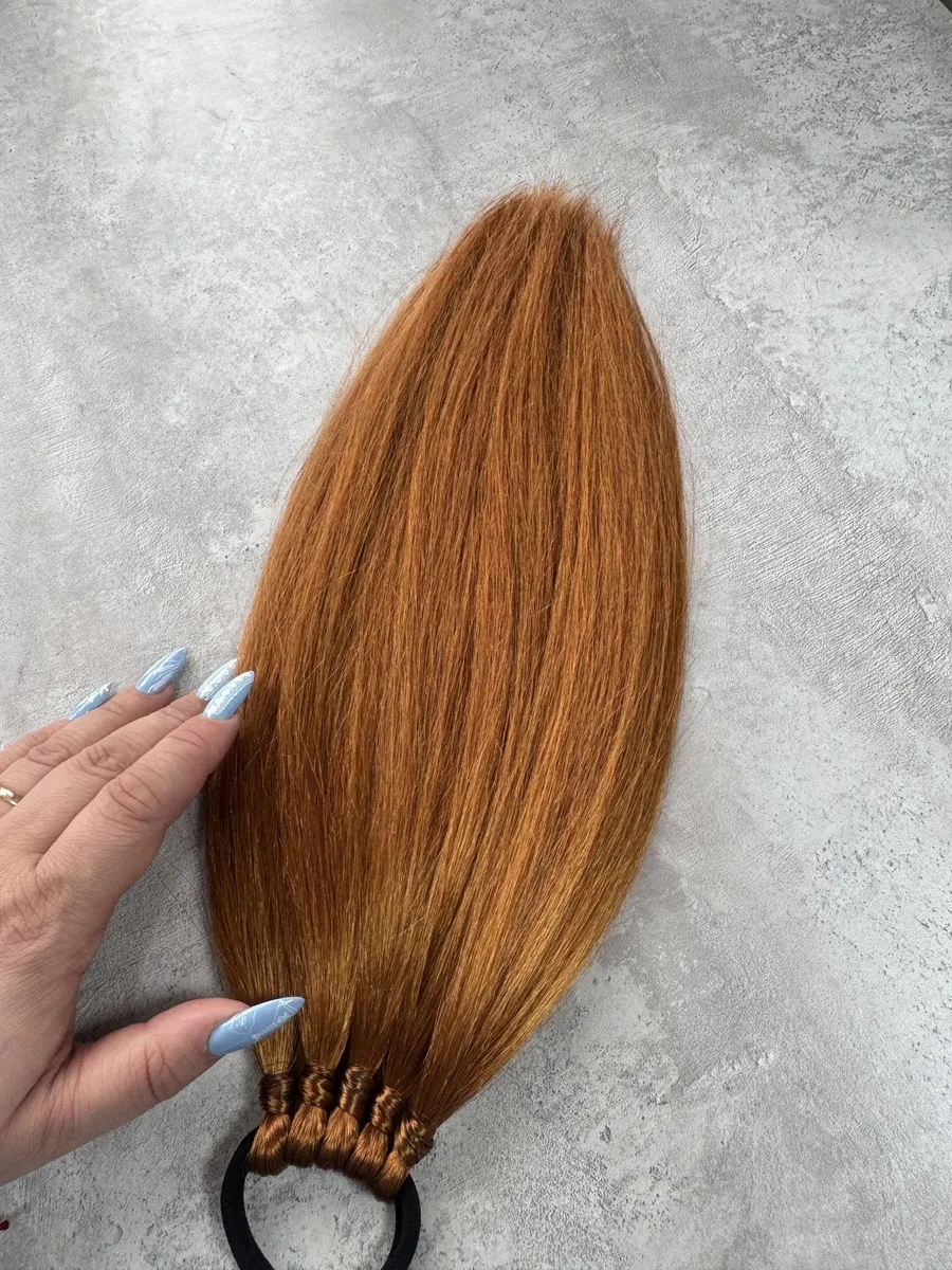 Хвост из канекалона на резинке