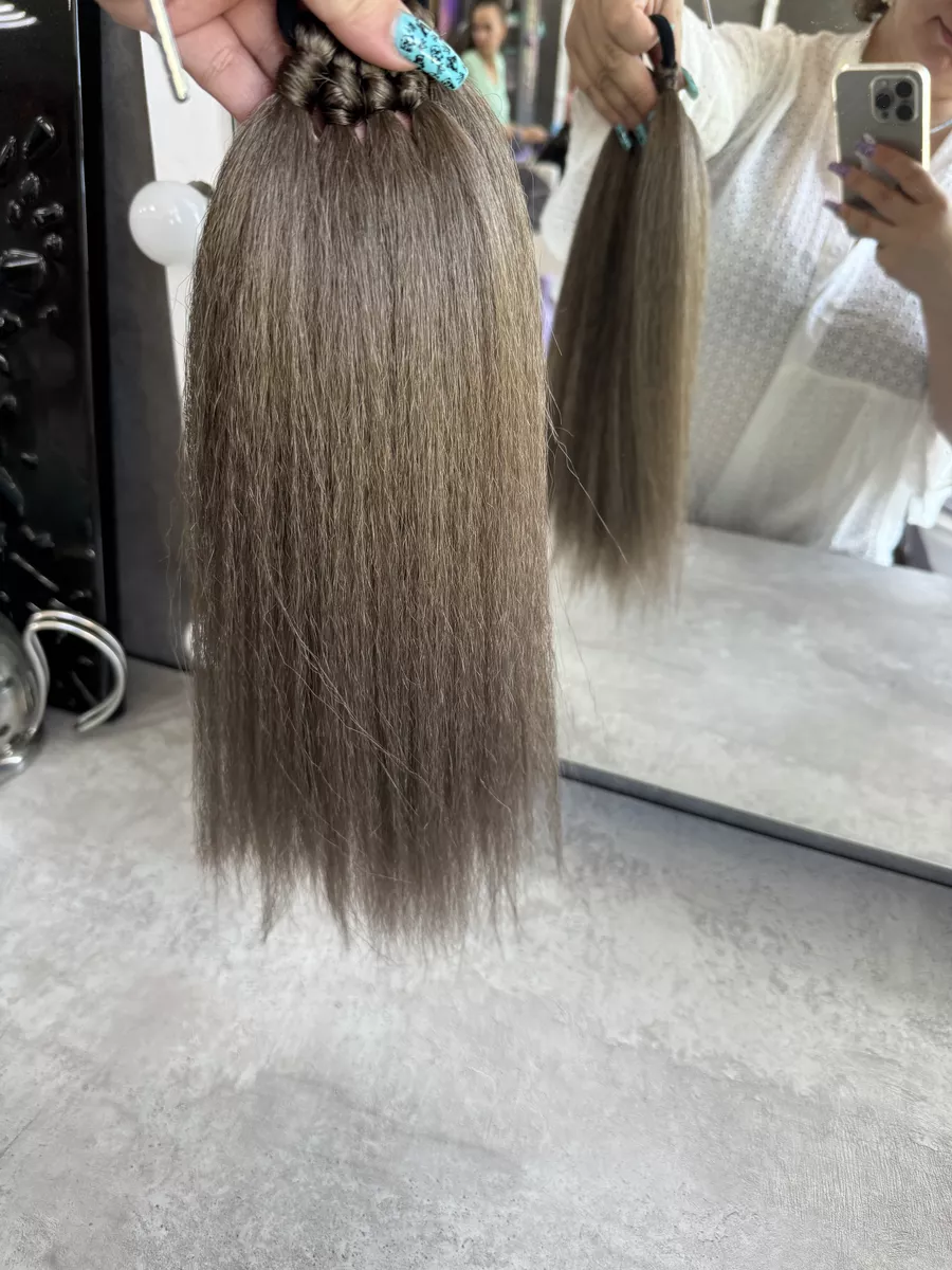 Хвост из канекалона на резинке