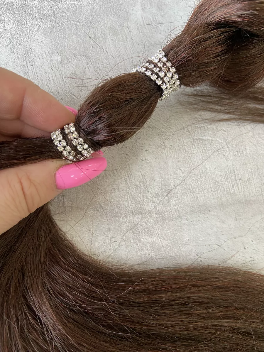 хвост-коса на резинке