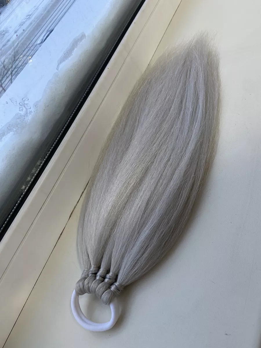 Хвост из канекалона на резинке