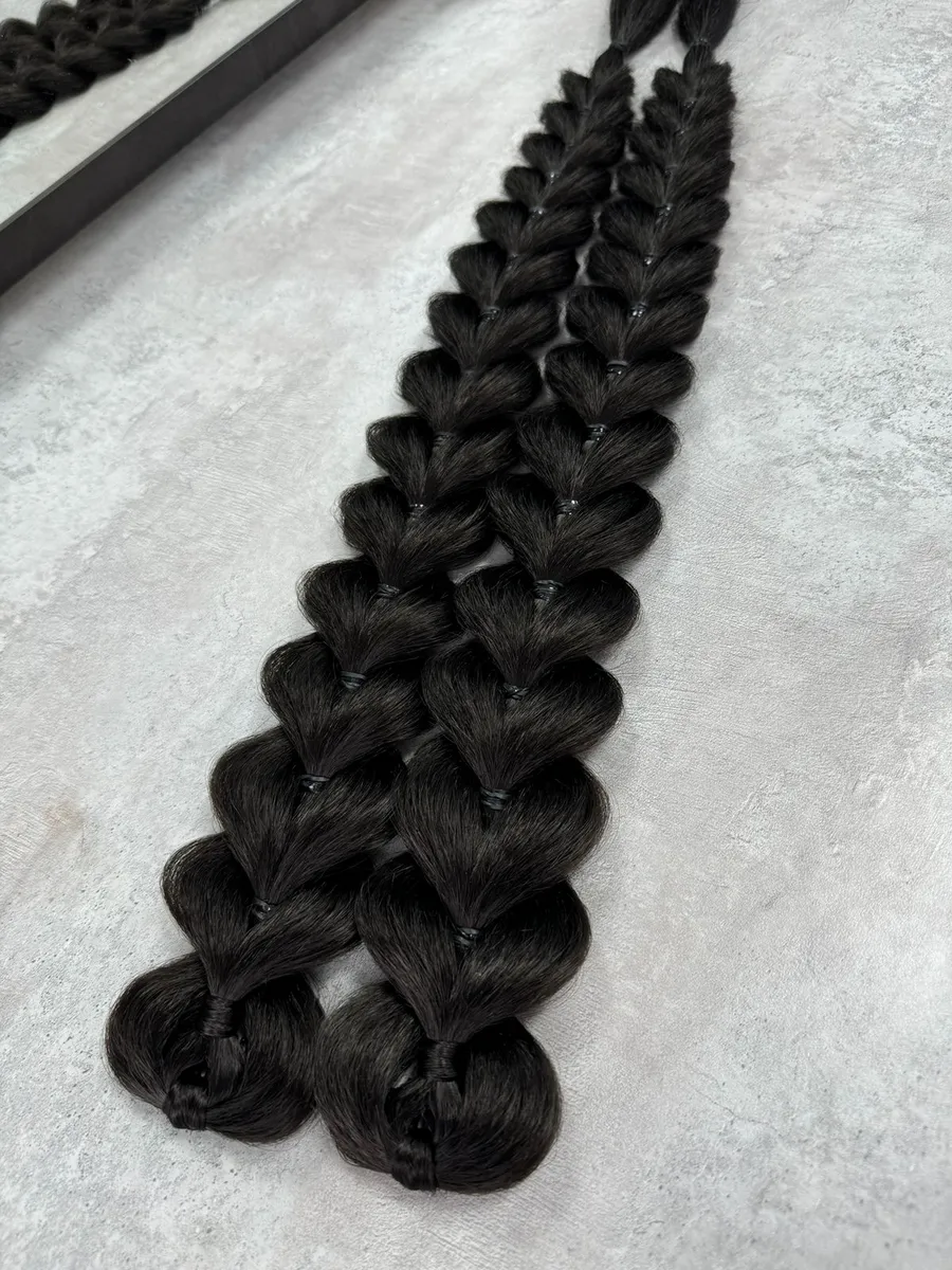 Французские косы накладные на заколках